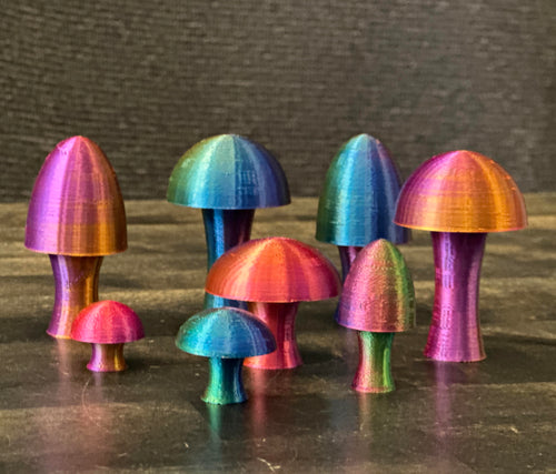 3D Mushrooms