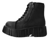 TUK Black 8-Eye Anarchic Rubber Airship Boot