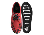 TUK Lucious Red Suede D Ring Sneaker
