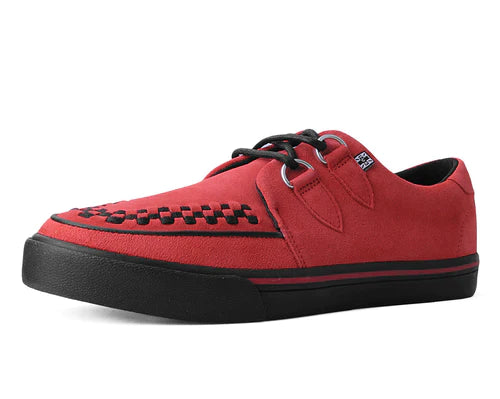 TUK Lucious Red Suede D Ring Sneaker