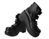 TUK-Black Bubble 3-Strap Anarchic Mary Jane Platform