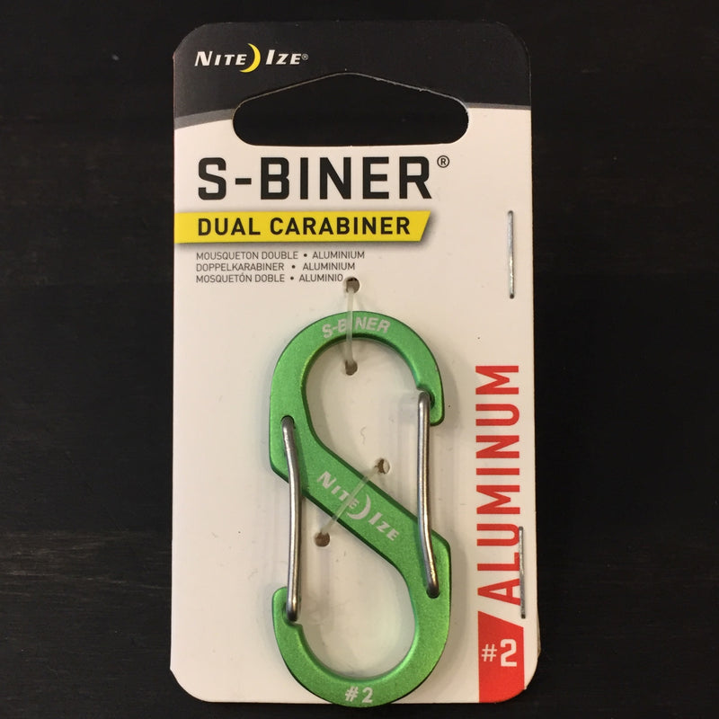 Nite Ize® S-Biner #2 Lime Aluminum