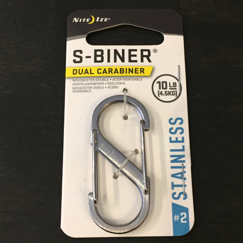 Nite Ize® S-Biner #2 Stainless Stainless Steel