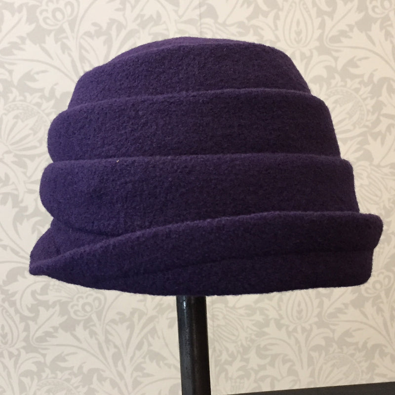 Lillie & Cohoe®™ Beatrice, Purple, Boiled Wool