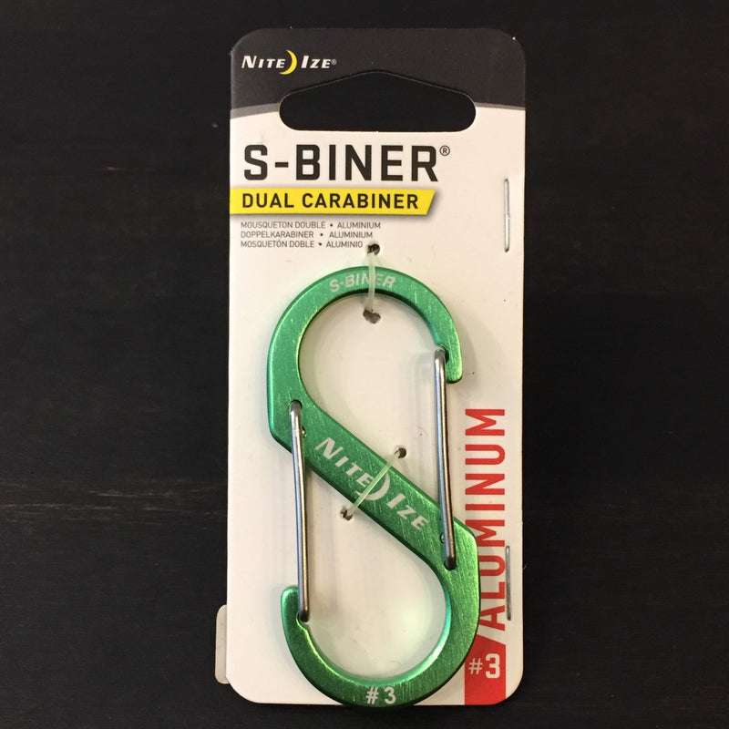 Nite Ize® S-Biner #3 Lime Aluminum