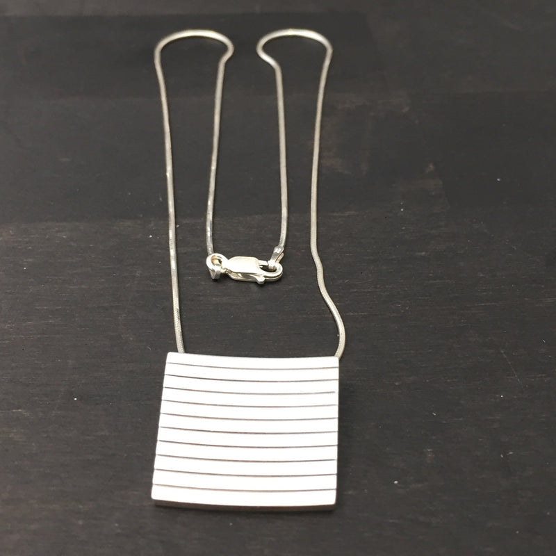 Emily Shaffer Studio - LARGE SQ pendant 18"