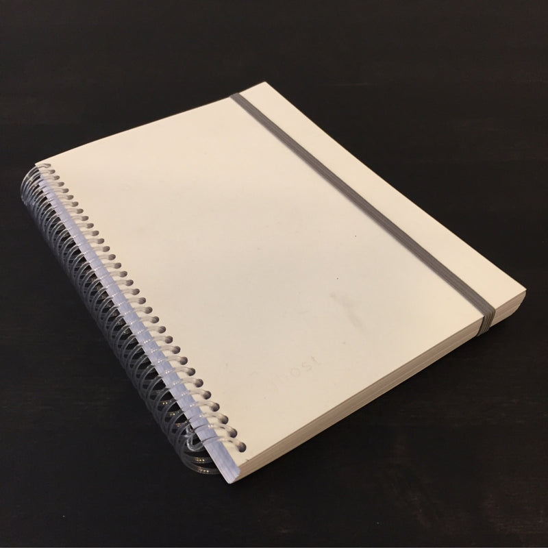Ghost Paper Spiral Notebook