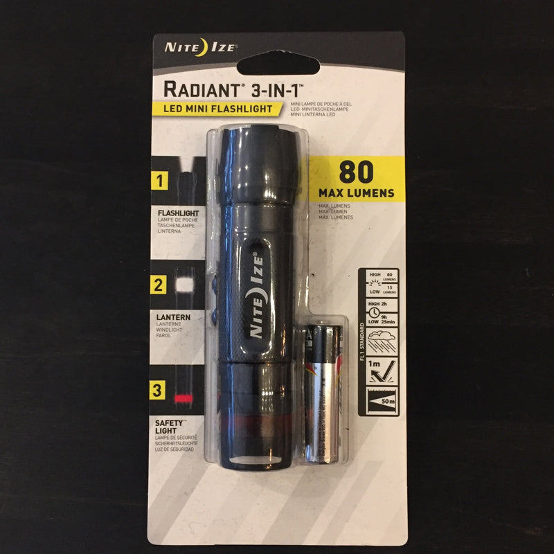 Nite Ize® Radiant 3-in-1 Mini Black