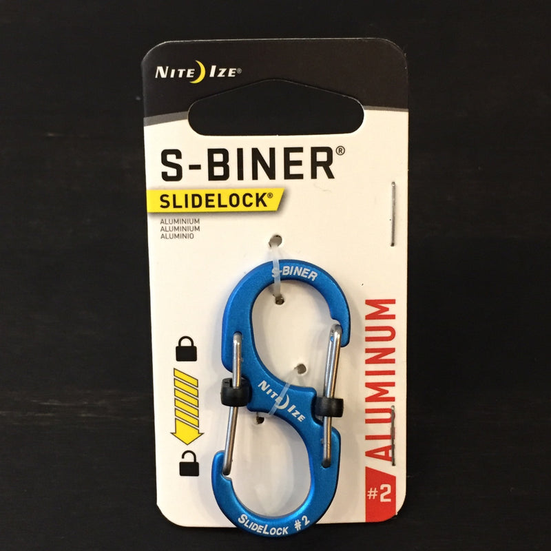 Nite Ize® S-Biner SlideLock #2 Blue Aluminum