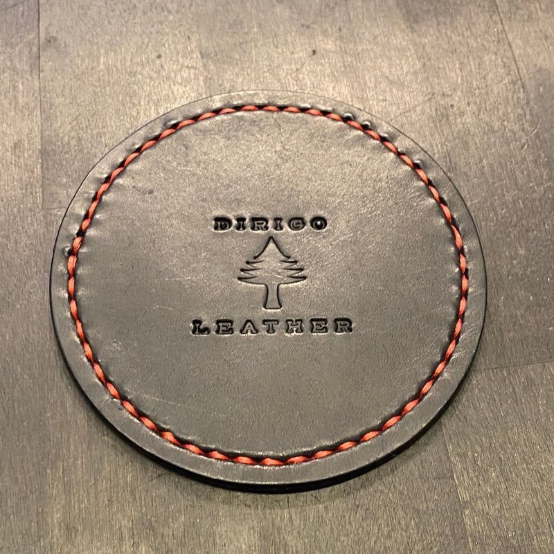 Dirigo Leather Coasters