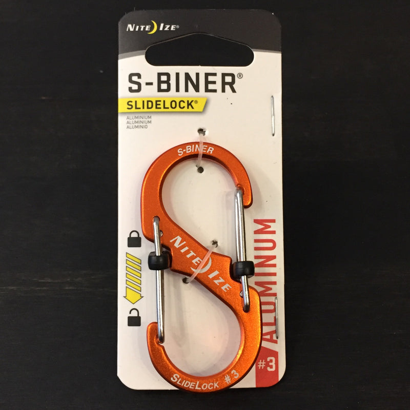 Nite Ize® S-Biner SlideLock #3 Orange Aluminum