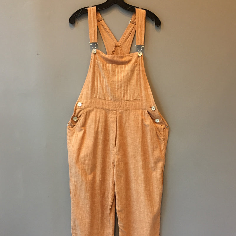 GG Cropped Overalls rust solid