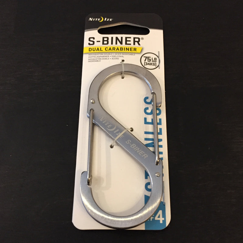 Nite Ize® S-Biner #4 Stainless Stainless Steel